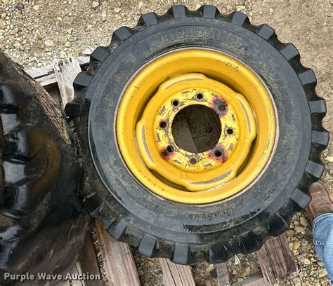 used foam filled skid steer tires for sale|10 16.5 foam filled tires.